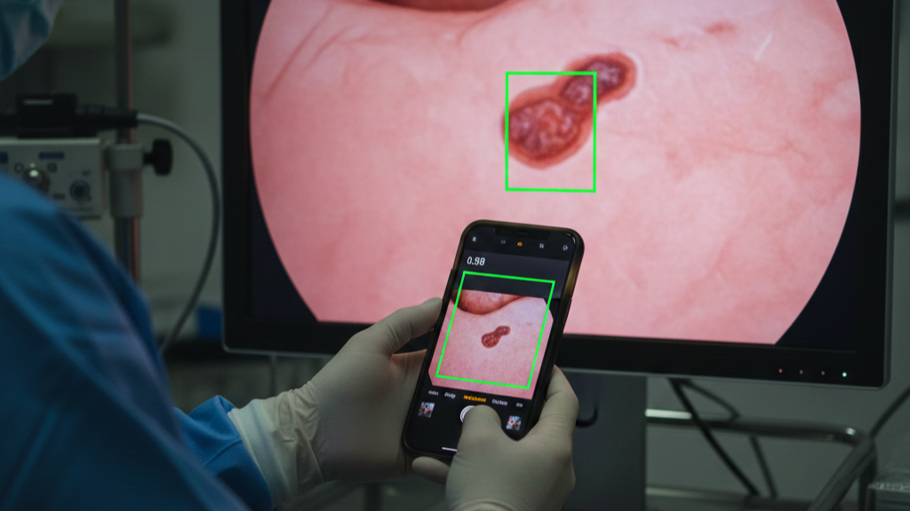 스마트폰 기반 AI 용종 감지 기술, 대장암 조기진단의 새로운 가능성 제시