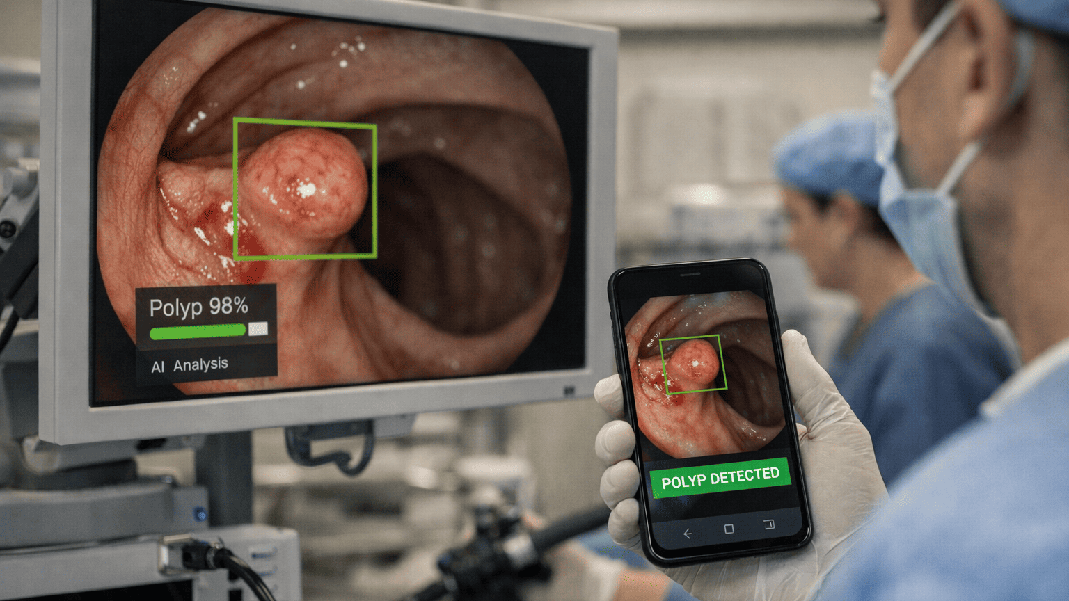 스마트폰 기반 AI로 대장 용종 검출의 새로운 지평을 열다